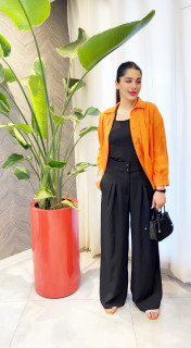 شلوار زنانه مشکی بلند