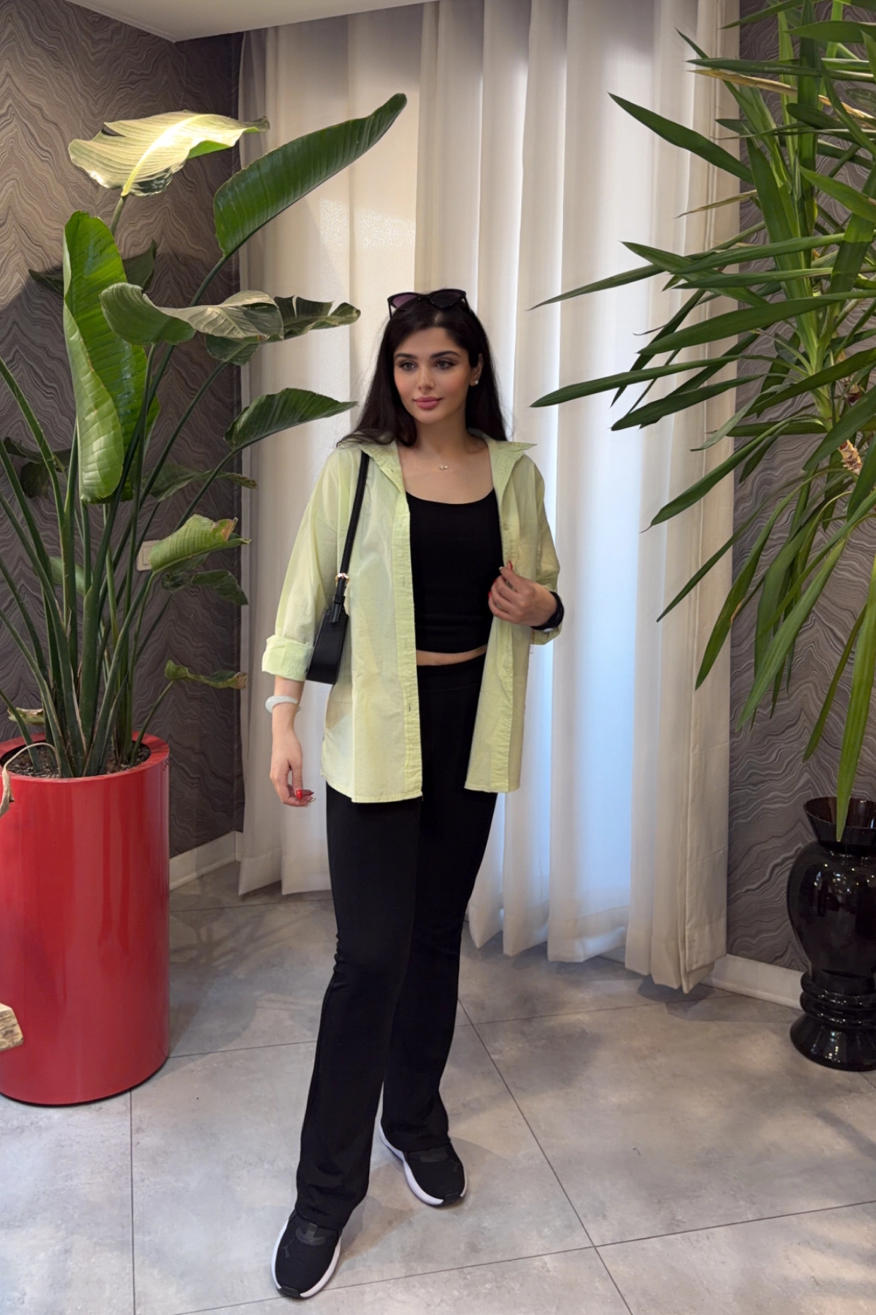 شومیز زنانه لینن بلند