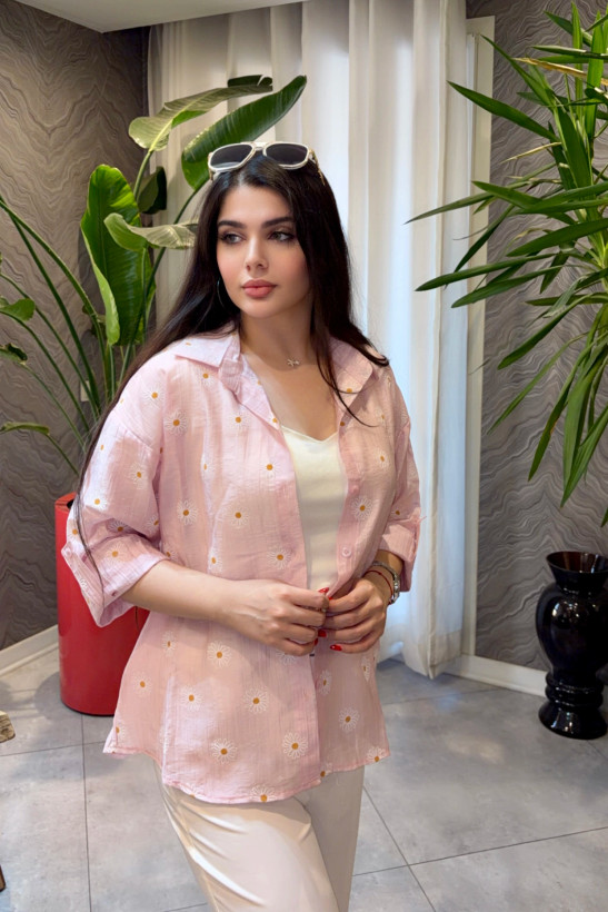 شومیز دخترانه بابونه